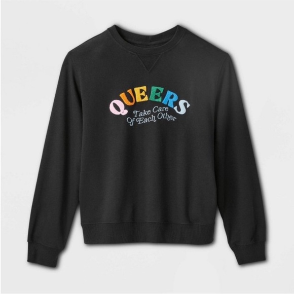 Target 2023 Pride Crewneck ‘queers take care of each other’ size XXL Unisex - Picture 1 of 4